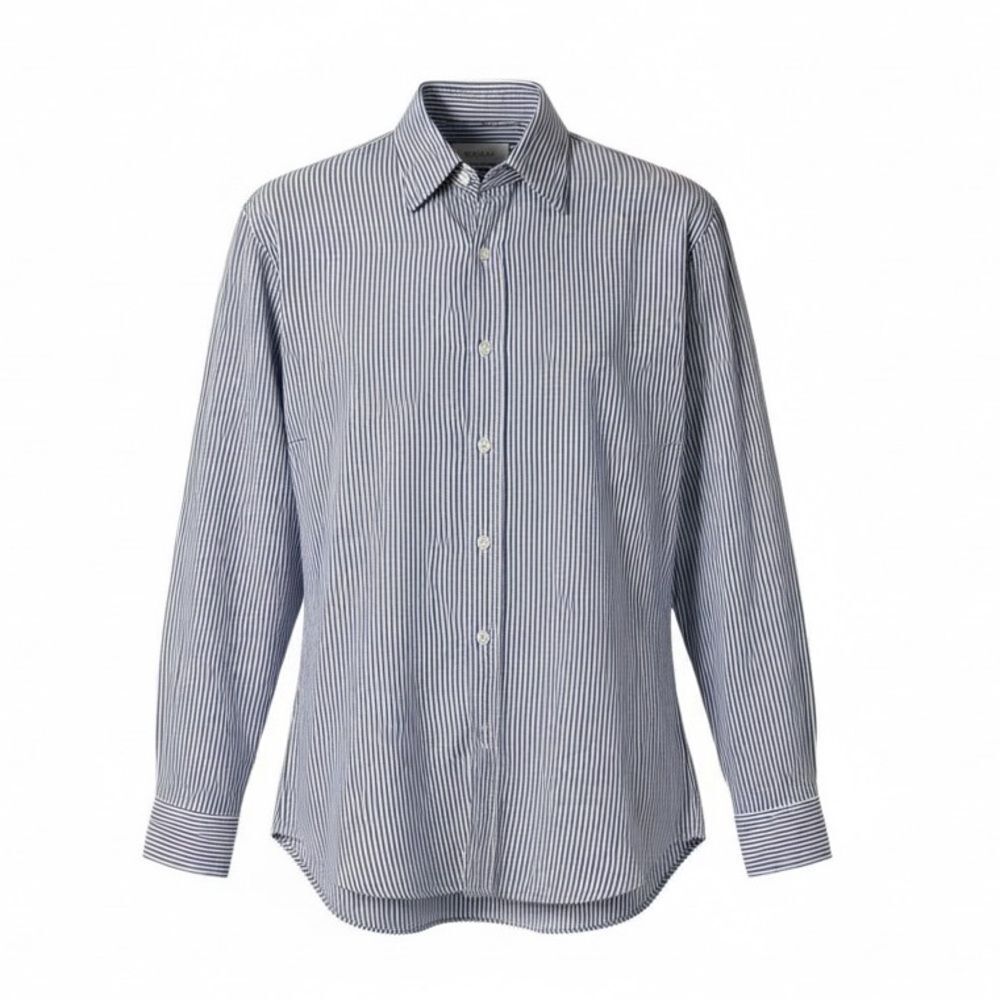 Today’s Man Cotton Pinstripe Button Down Shirt‎